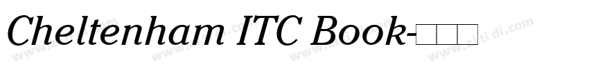 Cheltenham ITC Book字体转换